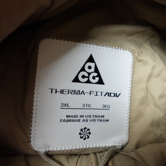 Nike ACG Rope De Dope Beige Full Zip Jacket Insulated DV0363-247 Men's Size 3XL - Picture 6 of 14